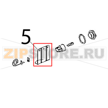 Staffa sostegno muffola L.M. Unox XF 130 Staffa sostegno muffola L.M. Unox XF 130Запчасть на деталировке под номером: 5