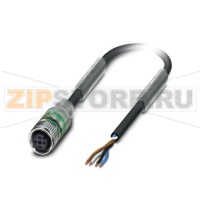 Кабель для датчика / исполнительного элемента Phoenix Contact SAC-4P- 5,0-240/M12FS-2L