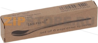 НАБОР 6 КОФЕЙНЫХ ЛОЖЕК ИЗ НЕРЖАВЕЮЩЕЙ СТАЛИ 
