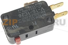МИКРОВЫКЛЮЧАТЕЛЬ 16 A 250 В С ПЛОСКИМИ КОНТАКТАМИ 4,8 ММ 