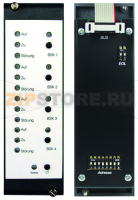 Модуль вывода RBT30, 4 кнопки, 4 LED +12 LED Wago 2852-7512