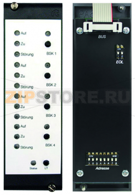 Модуль вывода RBT30, 4 кнопки, 4 LED +12 LED Wago 2852-7512 