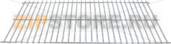 GRID CHROME-PLATED 588x338 mm 