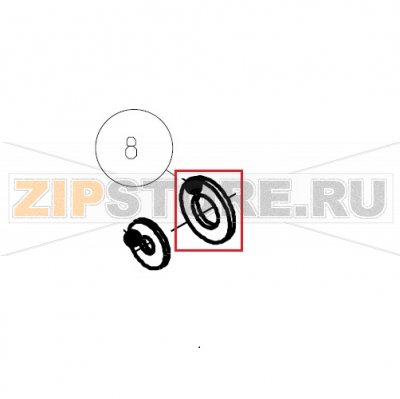 Rosetta 10x20 Zn UNI 6592 Imesa ES 10                            Rosetta 10x20 Zn UNI 6592 Imesa ES 10Запчасть на сборочном чертеже под номером: 8Название запчасти на итальянском языке: Rosetta 10x20 Zn UNI 6592 Imesa ES 10