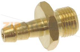 КОНЦЕВОЙ ПАТРУБОК Ø 1/8&quot;M F ДЛЯ ШЛАНГА Ø 6 ММ 