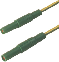 Провод испытательный 1 м, 32 A, 1000 В/AC/DC, зеленый, желтый Hirschmann 934075188