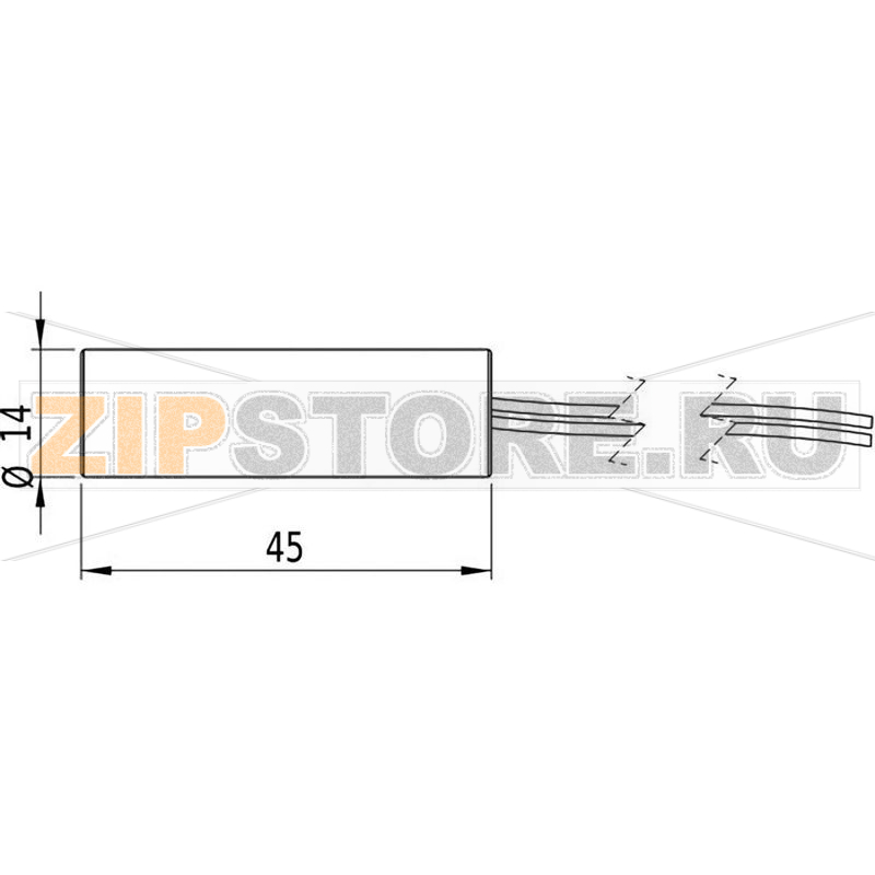 Модуль лазерный, красный, 1 МВт Picotronic DB635-1-3-FA(14x45)-AP 