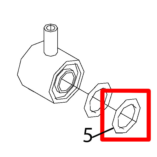 Кольцо уплотнительное 16.01X10.77X2.62 Fagor FI-64 B Кольцо уплотнительное 16.01X10.77X2.62 Fagor FI-64 BЗапчасть на деталировке под номером: 5Название запчасти Fagor на английском языке: O-Ring 16.01X10.77X2.62 FI-64 B.