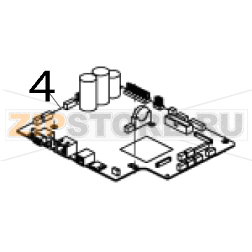 Main board assembly TSC PEX-1130 Main board assembly TSC PEX-1130Запчасть на деталировке под номером: 4