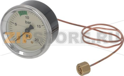 PRESSURE GAUGE FOR PUMP ø 60 mm 0÷20 bar 