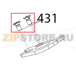 Vite TSP-DIN963, M4x08 Sirman Palladio 300 Vite TSP-DIN963, M4x08 Sirman Palladio 300Запчасть на деталировке под номером: 431