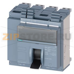 fixed-mounted sw. disconnector with handle frame 1600; 4AUX Icu=55kA @ 415V, 4-pole, right SD100; In=1250A without overload protection w/o short-circuit protection rear horizontal connection Siemens 3VA2712-5.A22-.... 