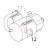 Hex head bolt Hoshizaki IM-65NE-25