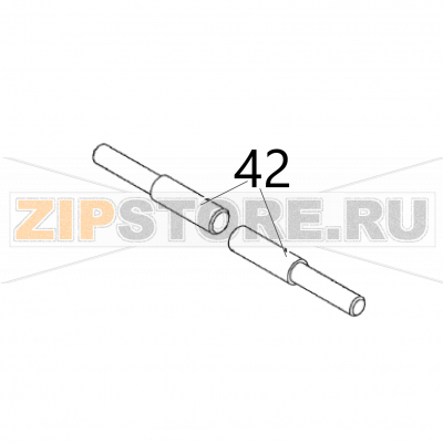 Head cover shaft Sato FX3-LX Head cover shaft Sato FX3-LXЗапчасть на деталировке под номером: 42Название запчасти на английском языке: Head cover shaft Sato FX3-LX.