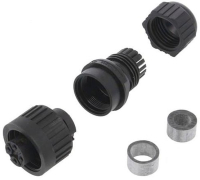 Разъем круглый, IP67 Hirschmann CA 2 LD BLACK GEB