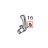 E-ring, ID 3*OD 7*T0.6 mm, MOQ 50 pcs TSC TTP-243 Pro