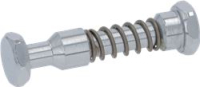 Pressure pin for kettle drain tap