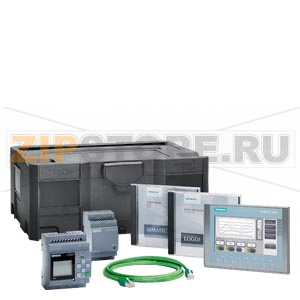 СТАРТОВЫЙ НАБОР LOGO! + KTP700 BASIC, В СОСТАВЕ: МОДУЛЬ LOGO! 12/24RCE, ПАНЕЛЬ HMI KTP700 BASIC, БП LOGO! POWER 24V 1.3A, ПО LOGO! SOFT COMFORT V8, ПО WINCC BASIC, ИНФОРМАЦИОННЫЕ МАТЕРИАЛЫ, В СИСТЕМНОМ КОНТЕЙНЕРЕ TANOS SYSTAINER Siemens 6AV2132-3GB00-0AA1 