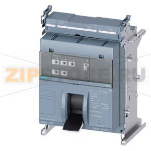 draw-out molded case circuit breaker w. handle without guide frame frame 1600; 4AUX and trip alarm switch S24; Icu &quot;C&quot; Icu=110kA @ 415V, 3-pole ETU350, LSI, In=1250A rotary coding switch Ir=500...1250A Isd=1...10xIn, Ii=1.5...15xIn N conductor protec. adj 