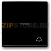 Клавиша выключателя/переключателя/кнопки с символом "Звонок", антрацитовая ABB 975.91