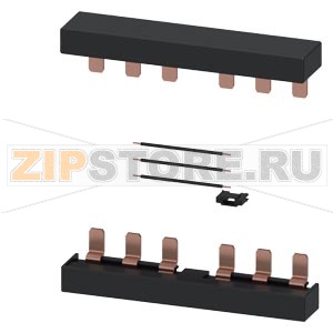 Электромонтажный комплект для пружинного зажима электрич. и механич. для реверсивного пускателя типоразмера S3 Siemens 3RA2943-2AA2 