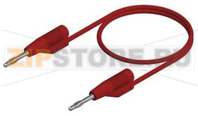 Провод тестовый 0.1 м, красный Hirschmann MVLF WS 2/10 RT 