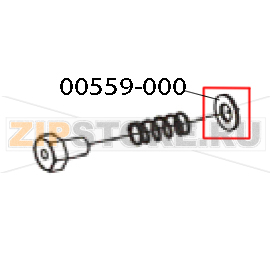 Distance washer 4x8x0.5 Zebra TTP 1020 Distance washer 4x8x0.5 Zebra TTP 1020Запчасть на деталировке под номером: 00559&dash;000