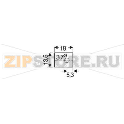 Шайба изолирующая 18x13.5 мм, 1 шт Fischer Elektronik GS 66 P 