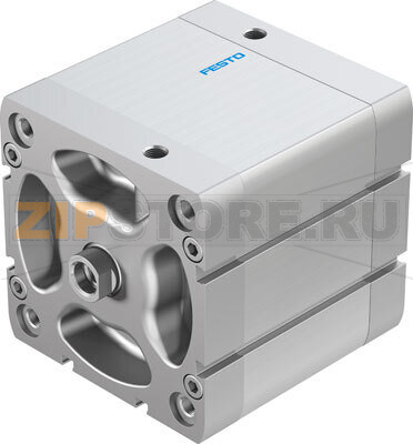 Пневмоцилиндр компактный Festo ADN-100-50-I-P-A 