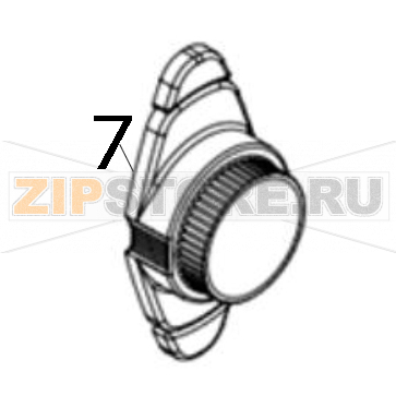 Media fixing tab TSC MX641P Media fixing tab TSC MX641PЗапчасть на деталировке под номером: 7