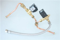 standard hot/cold water mix assembly