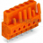 MCS MIDI Classic THT female header; 0.6 x 1.0 mm solder pin; straight; Pin spacing 5.08 mm; 17-pole; orange Wago 232-177 - MCS MIDI Classic THT female header; 0.6 x 1.0 mm solder pin; straight; Pin spacing 5.08 mm; 17-pole; orange Wago 232-177