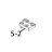 TPH plastic bracket/ L, MOQ 10 pcs TSC TTP-323