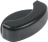 MANIGLIA NERA PANNELLO LATERALE 96x64 mm