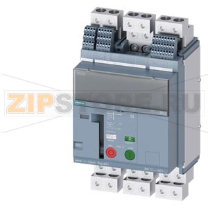 fixed-mounted non-automatic air circuit breakers 3-pole, frame size 0, IEC In=630A to 690V, 50/60Hz AC Icu=66kA at 415V Icu=50kA at 500V Icu=50kA at 690V without electronic trip units with RTC and  4Aux aux switches circ. conductor conn. pc for cual cable 