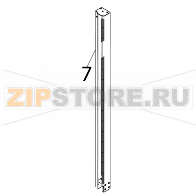 Support panel door Fagor VE-202 Support panel door Fagor VE-202Запчасть на деталировке под номером: 7Название запчасти Fagor на английском языке: Support panel door VE-202.