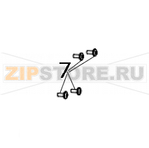 Machine spring washer screw, M3*6 TSC MH241 Machine spring washer screw, M3*6 TSC MH241Запчасть на деталировке под номером: 7