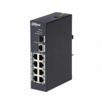 Коммутатор индустриальный, 4 порта Dahua DH-PFS3110-8P-96