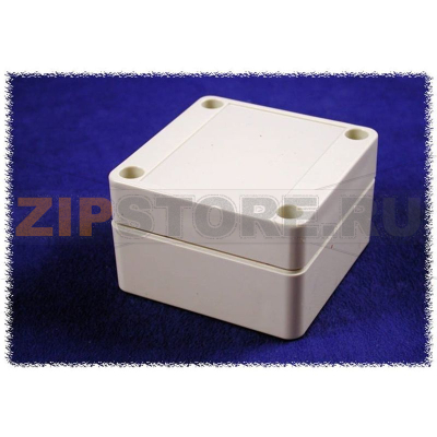 Корпус 65x65x40 мм, материал: пластик, серый, 1 шт Hammond 1555B2GY 