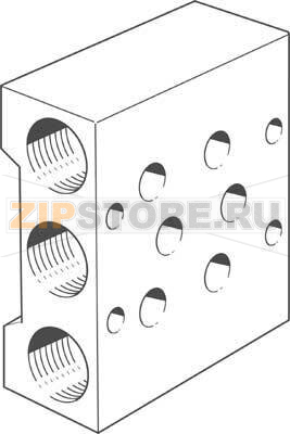 Плита для блочного монтажа Festo PRS-1/8-2-B 