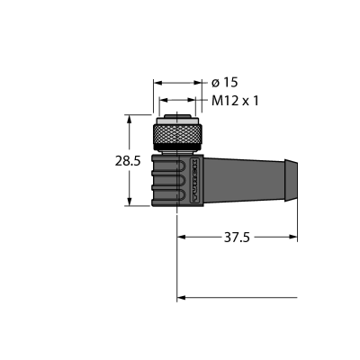 Кабель Turck HT-WWAK4-10/S2430 
