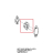 Left door spring latch Unox XVC 205