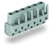 MCS MIDI Classic Розетка под пайку THT; 0.6 x 1.0 mm solder pin; прямые; Шаг контактов 7,5 мм; 9-пол.; серые Wago 232-739/045-000