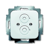 Рамка центральная с суппортом, альпийский белый ABB 2CKA001710A1076