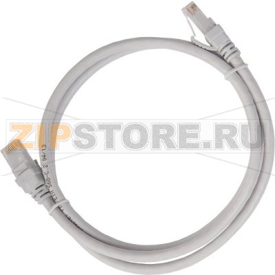 Коммутационный шнур (патч-корд), кат.6 UTP, 0,5м, серый 