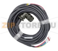 Кабель силовой с тормозом 10 м, 380 В Inovance S6-L-B111-10.0