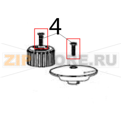 Screw Hurakan HKN-ME717 Screw Hurakan HKN-ME717Запчасть на деталировке под номером: 4