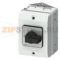 SENTRON Разъединитель 3LD in molded-plastic enclosure , repair and maintenance switch with EMC plate, 3-пол.Iu: 16A, AC23A 400V at 50/60Hz: 7,5kW, used with frequency converter: AC20 400V at 0-550Hz: 4kW, 1NO + 1NC 20-150ms leading,​ molded-plastic encaps