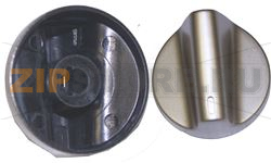 MANOPOLA FUOCHI GAS NICHELATA OPACA 