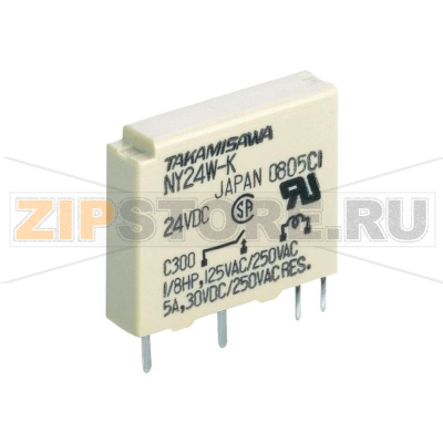 Реле электромагнитное 24 В/DC, 5 А, 1 шт Takamisawa NY-24W-K-IE 